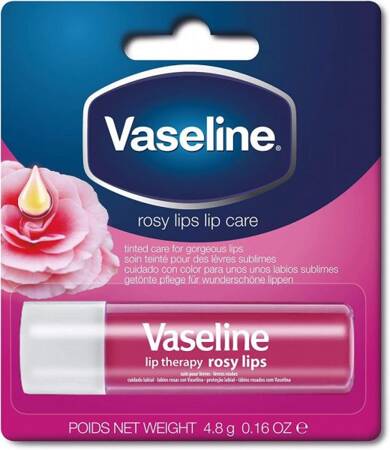 Vaseline Lip Care Balsam Do Ust  Rosy 