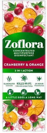 Zoflora Koncentrat Czyszczący Wielofunkcyjny 250ml Cranberry & Orange 