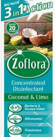 Zoflora Koncentrat Czyszczący Wielofunkcyjny 500ml Coconut & Lime