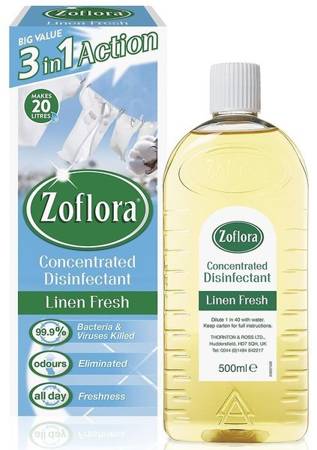 Zoflora Koncentrat Czyszczący Wielofunkcyjny 500ml Linen Fresh 